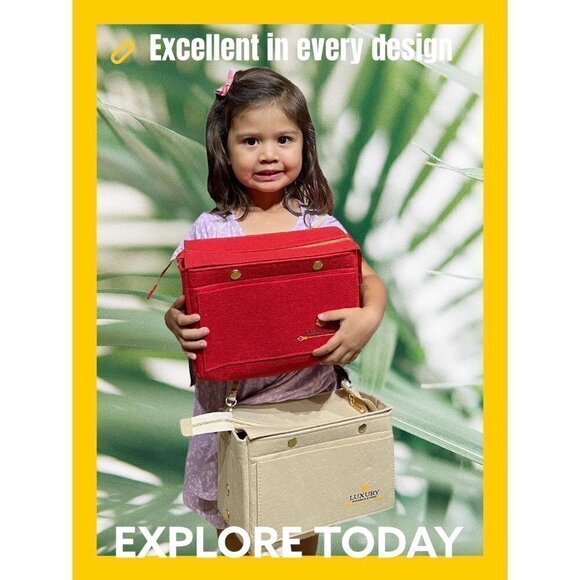 Purse Organizer Insert for Louis Vuitton GM /extra large and other brand - Picture 6 of 12